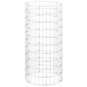 vidaXL Градински компостер &Oslash;50x100 см поцинкована стомана