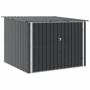vidaXL Приют за велосипеди 3 бр. Антрацит 216 x 207 x 158 см Метал
