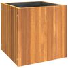 vidaXL Градинска кашпа 35x35x35 см масивна акация