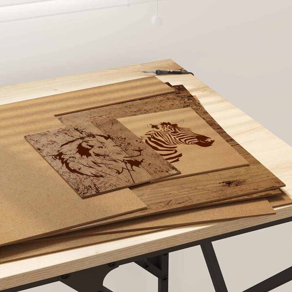 vidaXL Декор панели 50 pcs Старо дърво 40 x 60 x 0.27 см