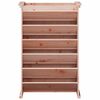 vidaXL Вертикална градина 6 нива 69x40x101,5 см дугласко дърво масив