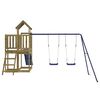 vidaXL Комбинирано детско съоръжение за игра, импрегниран бор