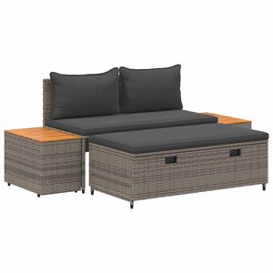 vidaXL Комплект дивани за открито 4 -Seater 4 бр. 55 x 30 x 39 см