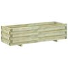 vidaXL Повдигната леха, 120x40x30 см, дървена, правоъгълна