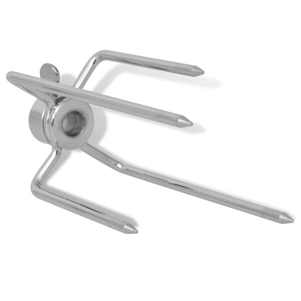 vidaXL Барбекю вилици, 2 броя, стомана