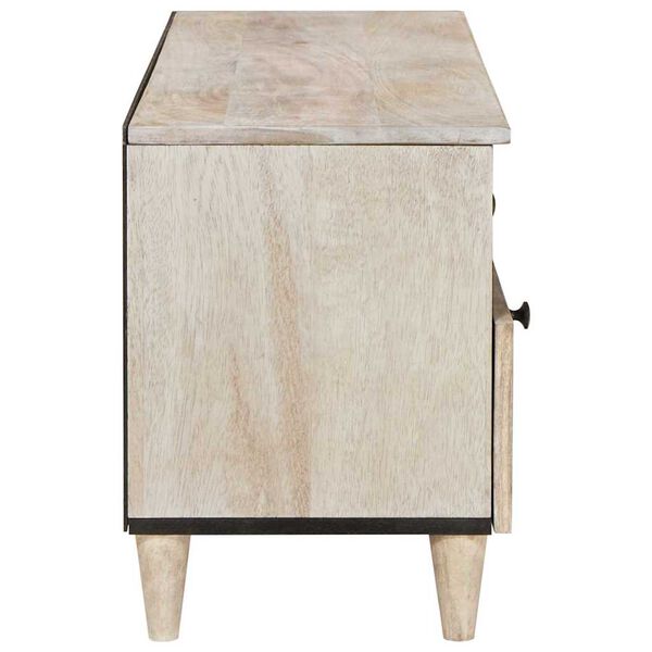 vidaXL ТВ Единици с чекмедже Бяло 100 x 33 x 46 см Инженерно дърво