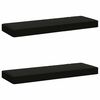 vidaXL Калъфи за пейки, 2 части VUGHT 2 pcs 100% полиестер Черно