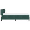 vidaXL Легло тип Box Spring с матрак тъмно сиво 80x200 см кадифе