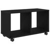 vidaXL Крайна масичка Черния дъб 72 x 33 x 42,5 см Инженерна дървесина