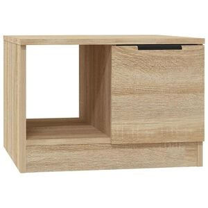 vidaXL Кафе маса, дъб сонома, 50x50x36 см, инженерно дърво