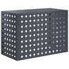 vidaXL Покритие за климатик Антрацит 100 x 50 x 70 cm Стомана