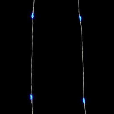 vidaXL LED стринг със 150 LED, синьо, 15 м