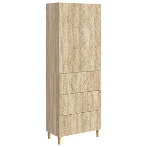 vidaXL Комплект шкафове 2 бр. 66 x 34,5 x 90 см Инженерна дървесина