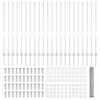 vidaXL Ограда с пост Сребрист 1,2 x 50 m Стомана