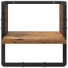 vidaXL Комплект стенни рафтове 4 pcs Старо дърво 65 x 25 x 30 cm