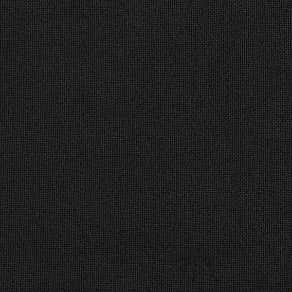 vidaXL Затъмняваща завеса с пръстени имитация лен черна 290x245 см