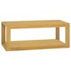 vidaXL Стенен шкаф за баня, 90x45x35 см, тиково дърво масив