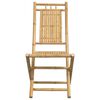 vidaXL Сгъваеми градински столове, 8 бр, 46x66x99 см, бамбук