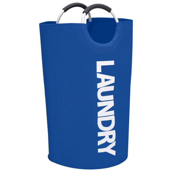 vidaXL Кош за сортиране на пране, син