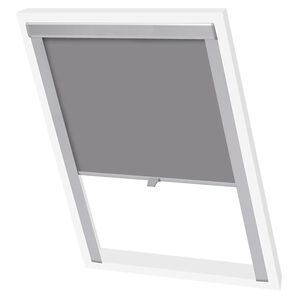 vidaXL Затъмняващи ролетни щори, сиви, 104, GGL и GGU