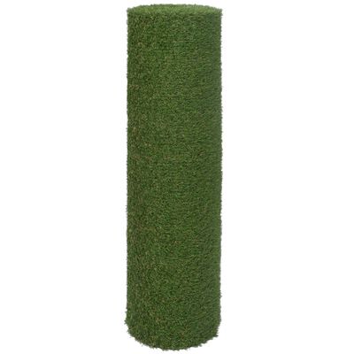 vidaXL Изкуствена трева, 1,33x5 м/20 мм, зелена