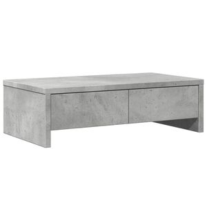 vidaXL Стойка за монитор с чекмеджета 50x27x15 см инженерно дърво