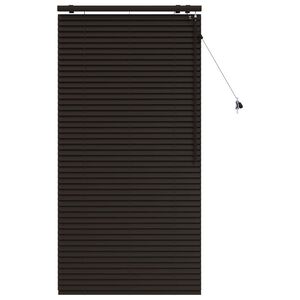 vidaXL Венецианска щора Тъмен кафяв 80 x 160 cm 35 mm