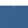 vidaXL Вертикален сенник, син, 60x420 см, оксфорд плат