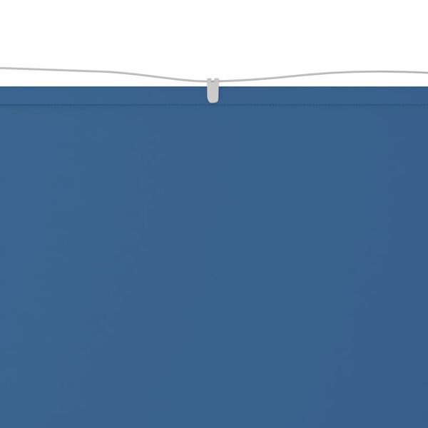 vidaXL Вертикален сенник, син, 60x420 см, оксфорд плат