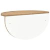 vidaXL Стенен рафт 2 pcs Дъб 48 x 24 x 24 см Инженерно дърво