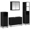 vidaXL Комплект мебели за баня 4 бр. Черния дъб 90 x 33 x 60 см