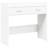 vidaXL Конзолна маса Бяло 90 x 35 x 80 см Инженерна дървесина