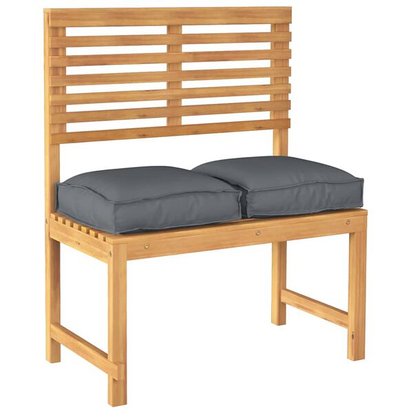 vidaXL Възглавница 2 pcs Антрацит 40 x 40 x 8 см Оксфордска тъкан