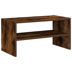 vidaXL Стелаж за обувки, стифиращи, опушен дъб, 60x30x30,5 см