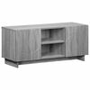 vidaXL ТВ стойка 90 x 34.5 x 40 cm Сив Сонома Инженерна дървесина