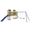 vidaXL Комбинирано детско съоръжение за игра, импрегниран бор