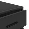 vidaXL Шкаф с чекмеджета Черен 70x41x70 cm Инженерна дървесина