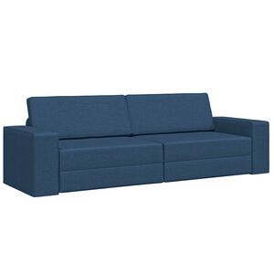 vidaXL Диван легло Морски син 245 x 78 x 77 см текстил