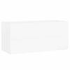 vidaXL Комплект мебели за баня от 2 части, бял, ПДЧ