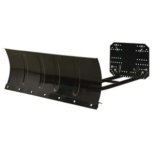 vidaXL Гребло за сняг за ATV, 115x38 см, черно