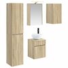 vidaXL Комплект шкафове за баня 5 pcs Дъб сонома 43 x 16 x 62,5 см