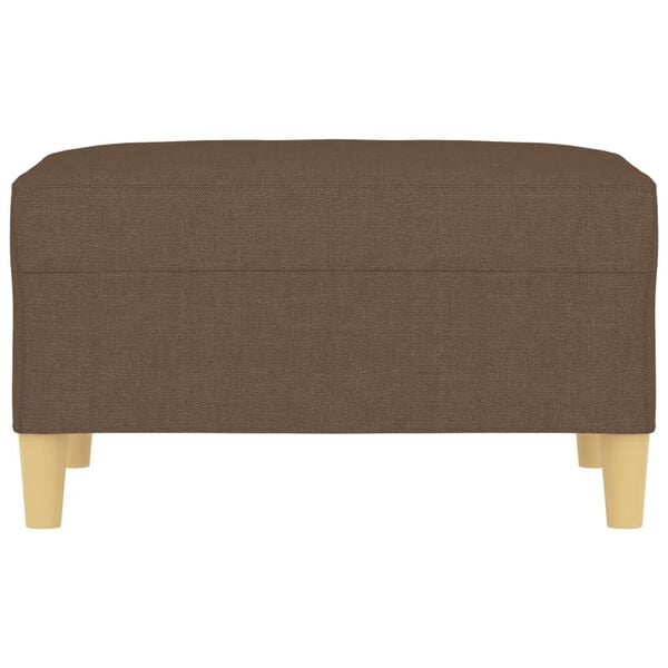 vidaXL Табуретка, кафяв, 70x55x41 см, плат