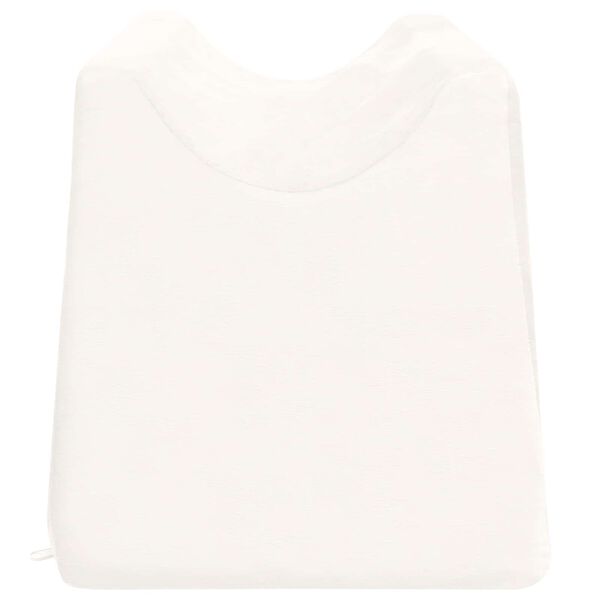 vidaXL Възглавничка за крака Едноцветен Бяло 68 x 25 x 21,5 см PU пяна