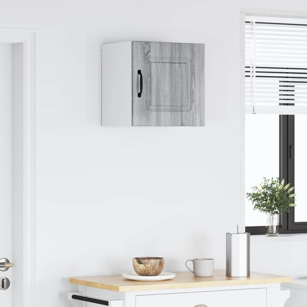 vidaXL Кухненски шкаф със съхранение Kalmar Сив Сонома 40 x 31 x 40 см