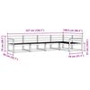 vidaXL Комплект дивани за открито 5 pcs Естествен
