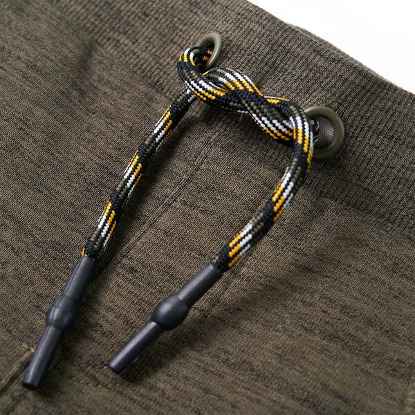 Детски спортен панталон, тъмен каки меланж, 104