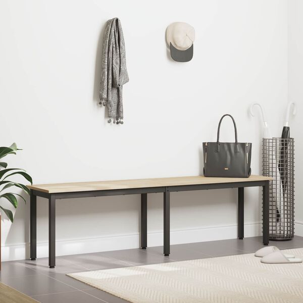 vidaXL Пейка Сонома 160 x 35 x 45 cm Инженерно дърво