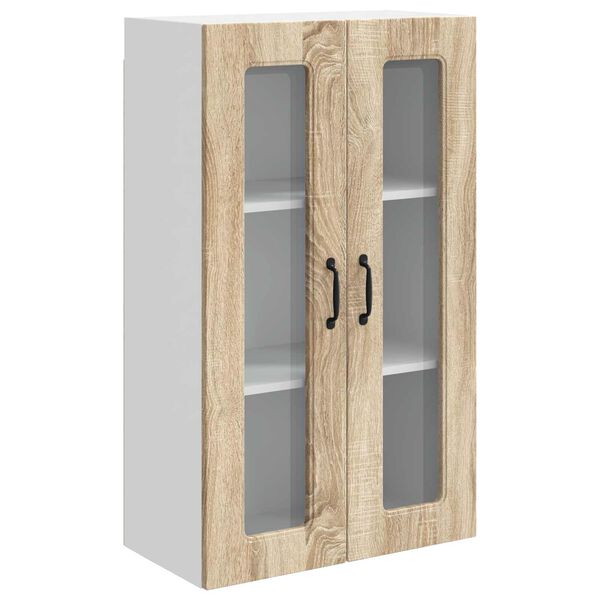 vidaXL Кухненски шкаф Kalmar Сонома дъб 60 x 31 x 100 см