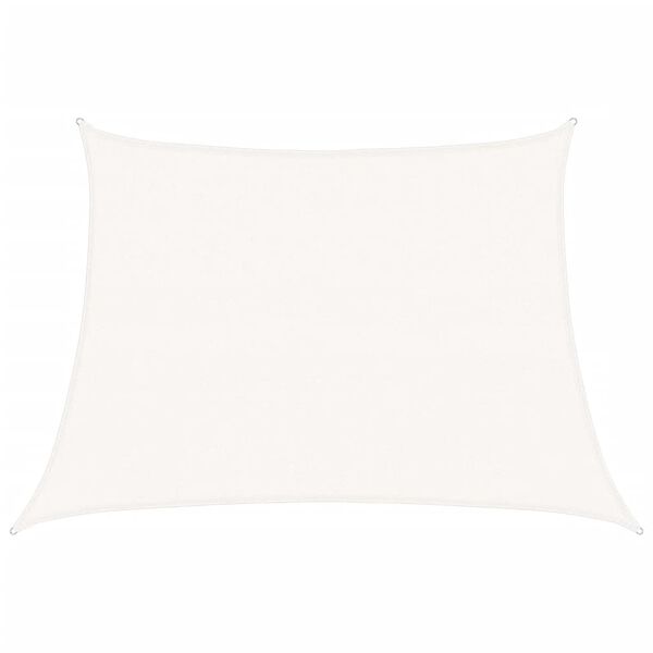 vidaXL Платно-сенник, 160 г/м², бял, 4/5x3 м, HDPE