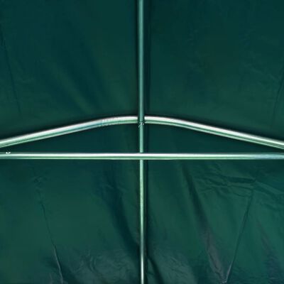 vidaXL Гаражна тента, PVC, 2,4х3,6 м, зелена